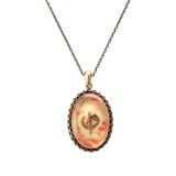 Ebrulu Elif-Vav El Işi Otantik Reçine Kolye Cevşen (1766-2)