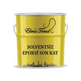 Ebrus Trend Solventsiz Epoksi Zemin Son Kat Boyası (2 Grup) 17+3 kg - 20 kg - Oksit Sarı
