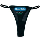 Ebsem ORAL ME Seksi Şeffaf Transparan İçini Gösteren Hipster Bikini Kadın Komik İç Çamaşırı Külot İç Çamaşırı Tanga, Koyu Yeşil, One Size