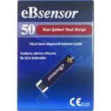 Ebsensor Kan Şe-Ker Ölçüm Stribi X1 Kutu (50 Ölçüm)
