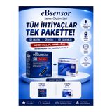 Ebsensor Şeker Ölçüm 1 Kutu Strip (50 ADET) 1 Kutu (50 ADET) Lanset