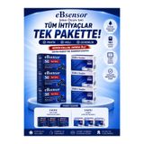 Ebsensor Şeker Ölçüm 3 Kutu Strip (150 ADET) 3 Kutu (150 ADET) Lanset
