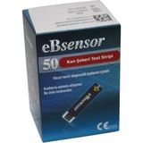 Ebsensor x1 Kutu 50 Ölçüm Kan Şeker Ölçümstribi Test Stripleri Ergonomik Tasarım ile Konforlu Kullanım Sağlar