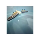 EBTOYS KIRILABİLEN VE YÜZEBİLİR RMS TİTANİC TİTANİK BUZ DAĞLI OYUNCAK GEMİ SU OYUNCAĞI BANYO OYUNCAĞI