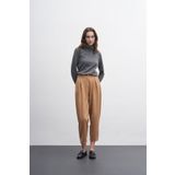 EBU Prive Kadın Slouchy Pantolon Camel