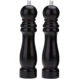 Ebulduk Ahşap Baharat Tuz Öğütücü Değirmen Tuzluk Baharatlık 20 cm 2'li Set