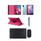 ebulduk Redmi Pad 2 11 Inç Uyumlu 360° Dönebilen Standlı Tablet Kılıfı Bluetooth Klavye Mouse Ekran Koruyucu Dokunmatik Kalem