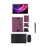 ebulduk TCL Tab 11 Gen 2 Uyumlu Set Dönerli Standlı Kılıf + Klavye + Mouse + Dokunmatik Kalem + Ekran Koruyucu 5i1ARADA