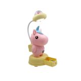 ebuuconcept Unicorn LED Masa Lambası – Dokunmatik Gece Lambası | Çekmeceli, Esnek Boyunlu, Çocuk Odası Işık
