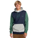 EBYFT00115 Arch Block Po Mavi Erkek Kapüşon Yaka Sweatshirt