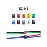 Ec-0.5 Renkli Kablo Isaretleyici Numarator 0,5Mm² Awg 26 100 Adet