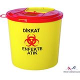 EC Shop Ceymop Professıonal Tıbbi Atık Kovası – Tıbbi Atık Kutusu 5 Lt 10 Adet