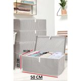EC Shop Daisyhome Baza Ve Çekyat Tipi Hurç 50*40*19 Baza Altı Hurç Çok Amaçlı Kutu Hurç
