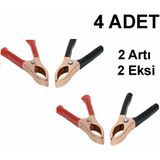 EC Shop Inciroto Lüx Mini Akü Maşası 4 Adet 2 Artı 2 Eksi Takım Akü Takviye Kabloları