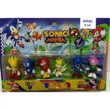 Ec Shop Lazimbana Süper Sonic 6 Figür Ve Süper Sonic Arkadaşları Sonik Oyuncak