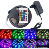 EC Shop LED Animasyonlu Tak Çalıştır Kumandalı Trafolu Rgb Şerit Işık Aydınlatma 5 Metre - Beyaz - 1 - 10 W