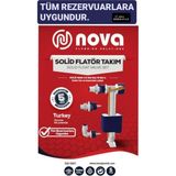 EC Shop Nova Plastik Solid Flatör Takımı Rezervuar İç Takım Anahtarsız Değiştirilebilir Bağlantı Kiti