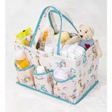 EC Shop Özlem Toys Fantastic Bebeğimin Anne Bebek Bakım Çantası (Kulplu Mavi Renk) - Renkli