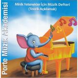 EC Shop Porte Müzik Eğitimi Minik Yetenekler Için Müzik Defteri Teorik Açıklamalı