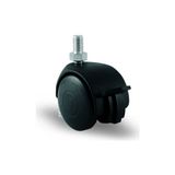 Ec05Mkm50F Civatalı Frenli Plastik Mobilya Tekerleği Çap:50 Oynak Frenli Civata Bağlantılı, Burçlu