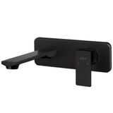 Eca 102167621C1-K Sıva Üstü Tek Rozet Mat Siyah Royal Ankastre Lavabo Bataryası
