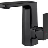 Eca 102188667C1 Mat Siyah Royal Yandan Kollu Lavabo Bataryası