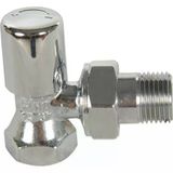 Eca 1/2'' Köşe Radyatör Vanası Valf Krom 602120280