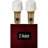 Eca CNK Termostatik Radyatör Petek Vanası Ventili 41.3mm 2'Lİ (Kompakt Tip Panel Radyatörler İçin)