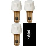 Eca CNK Termostatik Radyatör Petek Vanası Ventili 41.3mm 3'LÜ (Kompakt Tip Panel Radyatörler İçin)