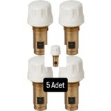Eca CNK Termostatik Radyatör Petek Vanası Ventili 41.3mm 5'Lİ (Kompakt Tip Panel Radyatörler İçin)