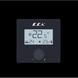 Eca Dijital Oda Termostatı Lcd Çevirmeli Siyah 601021051