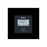 Eca Dijital Oda Termostatı Lcd Çevirmeli Siyah