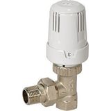 ECA Eca 1/2'' Köşe Termostatik Radyatör Vanası Valf 602120755 Beyaz