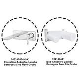 ECA Eca Mina Ankastre Lavabo Bataryası Set/tek Rozet (102167604h-k+102166601) Gümüş