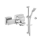 ECA Eca Tiera Banyo Bataryası 469+tiera Sürgülü Banyo Duş Takımı 029 2'li Set Gri