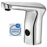 Eca Krom Fotoselli Lavabo Musluğu Elektrikli 108108048 Tek Su Gir