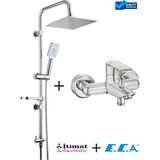 Eca Lia Banyo Bataryası + Itimat Delta 400D Robot Yağmurlama Duş Seti