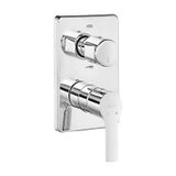 Eca Luna 102167236-kde 2 Yollu Ankastre Banyo Bataryası - Krom