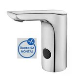 Eca Luna Krom Fotoselli Lavabo Musluğu Pilli 108108055