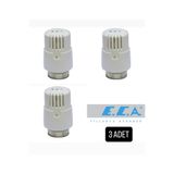 Eca TERMOSTATİK VANA KAFASI TRV4 ( 3 ADET ) ( CNK )