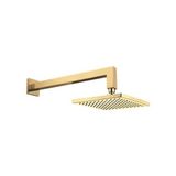 ECA Tiera Altın Duş Başlığı Seti Duvardan 20x20 Cm - 102845031