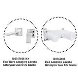 Eca Tiera Ankastre Lavabo Bataryası Set/Çift Rozet (102167605-Kk+102166601)