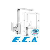 Eca Tiera Mutfak Eviye Evye Bataryası Armatürü 20 Yıl Garanti 102118123