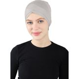 Ecardin Çapraz Geçme Bone - St 060 Açık Gri - Standart