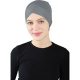 Ecardin Çapraz Geçme Bone - St 060 Antrasit - Standart