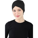 Ecardin Çapraz Geçme Bone - St 060 Siyah - Standart