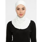 Ecardin Ekru Büyük Hijab Çapraz Bone