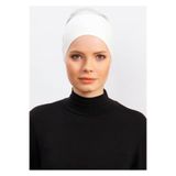 Ecardin Hava Alan Tesettür Bone - Arkası Tül Kumaş Clima Fit Bone - St 227 Krem