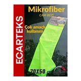 ECARTEKS PREMİUM QUALİTY CAR ACCESSORİES Mikrofiber Oto Cam Temizlik Bezi Baklava Desen Çok Amaçlı Mutfak,Banyo Ve Cam Bezi Toz Leke Bırakmaz