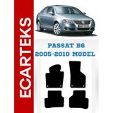 Ecarteks Vw Passat B6 (2005-20010) Arası Uyumlu Özel Kesim Siyah Velur Paspas - HALI